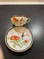 Kop en schotel, Chinees, eierporselein., Ophalen of Verzenden