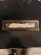 Antieke messing brievenbusklep, Tuin en Terras, Brievenbussen, Ophalen of Verzenden