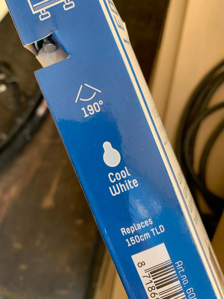 LED Buizen 150cm 20,5W 3100lm 6500k 10 stuks- Nieuw, Doe-het-zelf en Verbouw, Bouwverlichting, Nieuw, Lamp, Minder dan 50 watt