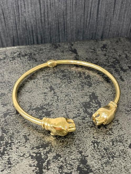 14k gouden armband panter model, Sieraden, Tassen en Uiterlijk, Armbanden, Ophalen of Verzenden