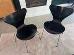 Fritz Hansen Vlinderstoelen - Set van 2, Huis en Inrichting, Stoelen, Gebruikt, Twee, Zwart, Ophalen of Verzenden