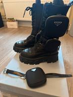 Prada Monolith Double Pocket laarzen, Kleding | Dames, Schoenen, Ophalen of Verzenden, Nieuw, Zwart, Hoge laarzen