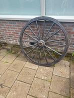 Wagenwielen plus as, Antiek en Kunst, Ophalen
