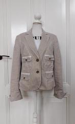 Scarva Woman jasje lichtbruin-offwhite maat 42, Bruin, Scarva, Maat 42/44 (L), Ophalen of Verzenden