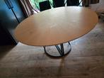 Ronde moderne eettafel 6 persoon 150, Huis en Inrichting, Tafels | Eettafels, Rond, Ophalen of Verzenden, Zo goed als nieuw, 100 tot 150 cm