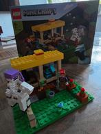 Lego Minecraft set - De Paardenstal - 21171, Kinderen en Baby's, Speelgoed | Duplo en Lego, Ophalen of Verzenden, Zo goed als nieuw