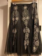 Tule rok zwart creme  42, Kleding | Dames, Rokken, Verzenden, Zwart, Nieuw, Maat 36 (S)