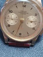 Vitage horloge jaren 50-60 18 kr Automaat Gronograph, Ophalen of Verzenden, Goud