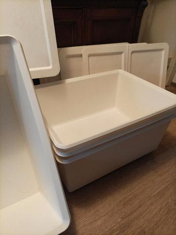 Opbergboxen 3 stuks met Deksel - 54x70x32 cm beschikbaar voor biedingen