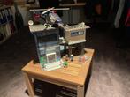 Playmobil politie bureau en helikopter, Kinderen en Baby's, Speelgoed | Playmobil, Ophalen of Verzenden, Zo goed als nieuw, Complete set