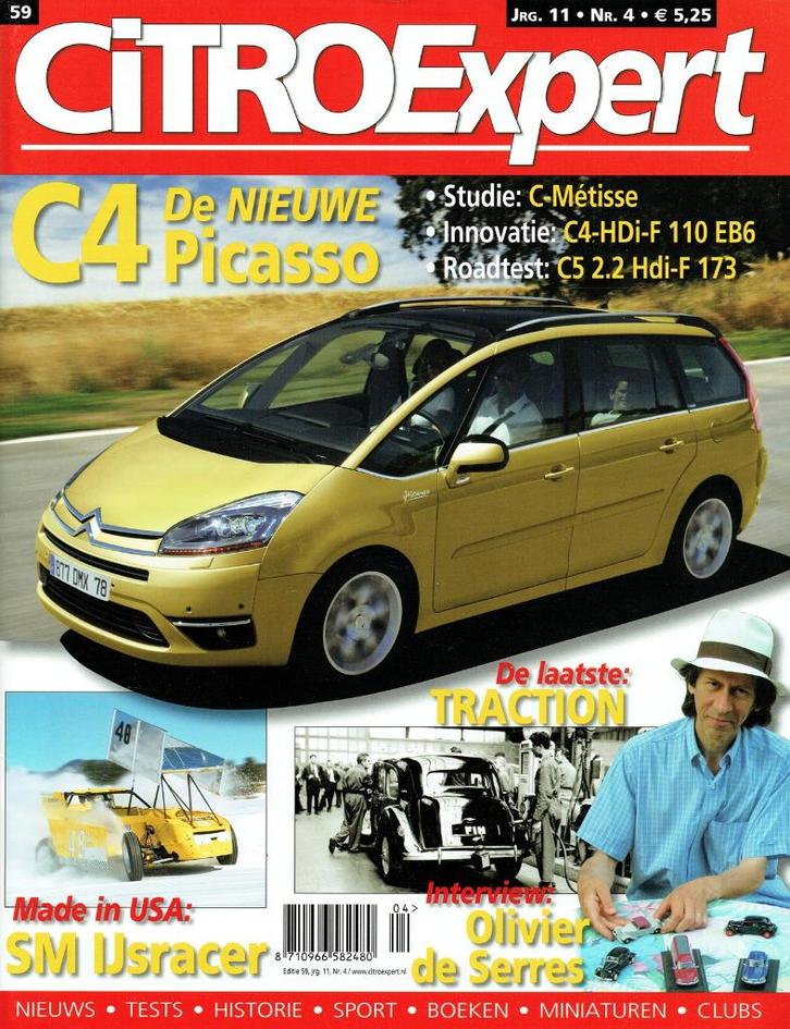 CitroExpert 2006 nr. 59 (oa. Citroën C-Métisse concept-car), Boeken, Auto's | Folders en Tijdschriften, Gelezen, Citroën, Verzenden