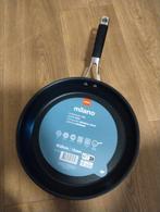 HEMA Milano Braadpan RVS - 28cm, Ophalen of Verzenden, Zo goed als nieuw, Rvs, Keramische plaat