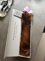 Clip in human hair 100% echt haar extensions, Ophalen of Verzenden, Zo goed als nieuw, Pruik of Haarverlenging