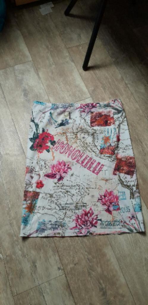 BETTY BARCLAY stretch rok hawaiiprint mt 40 (of groter), Kleding | Dames, Rokken, Zo goed als nieuw, Maat 38/40 (M), Overige kleuren