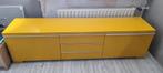 Besta Burs TV meubel hoogglans geel, Huis en Inrichting, Ophalen, 25 tot 50 cm, 150 tot 200 cm, Minder dan 100 cm