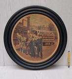 Oud Rond reclamebord Heineken, Verzamelen, Biermerken, Ophalen of Verzenden, Gebruikt, Reclamebord, Plaat of Schild, Heineken