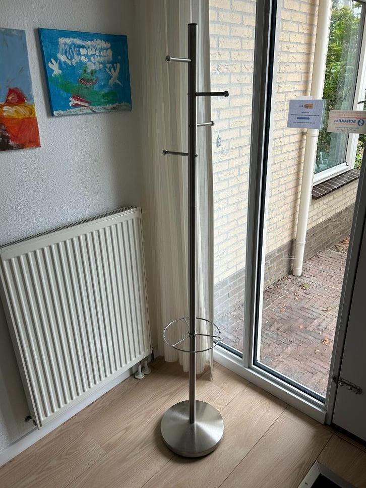 RVS Kapstok, Huis en Inrichting, Woonaccessoires | Kapstokken, Nieuw, Staande kapstok, 150 tot 200 cm, Metaal, Ophalen
