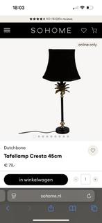 Dutchbone Tafellamp Cresta 45 cm, Huis en Inrichting, Lampen | Tafellampen, Ophalen, Zo goed als nieuw, Minder dan 50 cm