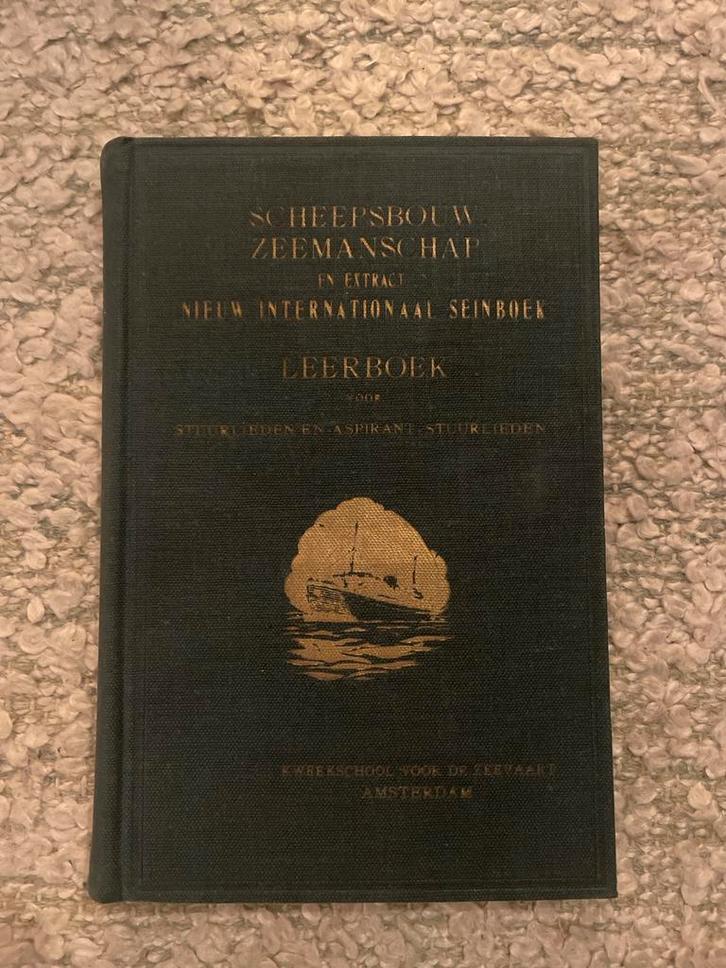 Scheepsbouw, Zeemanschap - Leerboek Stuurlieden, Boeken, Techniek, Gelezen, Overige onderwerpen, Ophalen of Verzenden