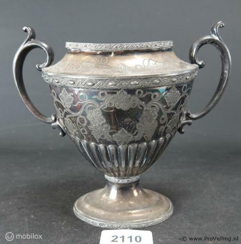 Online Veiling: Oude suikerpot met gravures, Antiek en Kunst, Antiek | Servies los