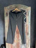 Zwarte streepbroek By bar maat XL, By bar, Zwart, Maat 46/48 (XL) of groter, Nieuw