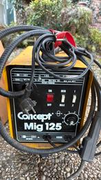 Lasapparaat Concept Mig 125 220V, Ophalen, Gebruikt, 150 tot 250 ampère