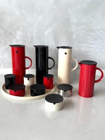 Stelton thermoskan melkkan suikerpot Erik Magnussen vintage beschikbaar voor biedingen