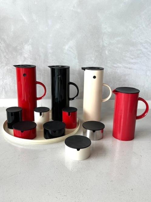 Stelton thermoskan melkkan suikerpot Erik Magnussen vintage, Huis en Inrichting, Keuken | Servies, Gebruikt, Overige typen, Overige stijlen