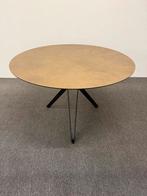 Ronde eettafel HPL gouden print 120cm, Rond, Ophalen of Verzenden, Zo goed als nieuw, Info@betaalbaar-design.nl