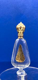 Parfumflesje met gouden dop en schild. 14 K, Ophalen of Verzenden, Goud