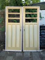 Ensuite deuren jaren 30, Doe-het-zelf en Verbouw, Deuren en Horren, Ophalen, Gebruikt, 80 tot 100 cm, 215 cm of meer