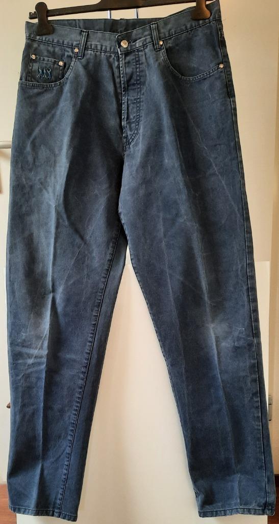 JCJezeQuel blauwe stonewashed jeans buttonfly maat 34, Kleding | Heren, Broeken en Pantalons, Gedragen, Maat 52/54 (L), Blauw