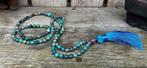 Prachtige hand geknoopte Mala gemaakt van 108 Apatite., Overige kleuren, Nieuw, Ophalen of Verzenden, Steen of Mineraal