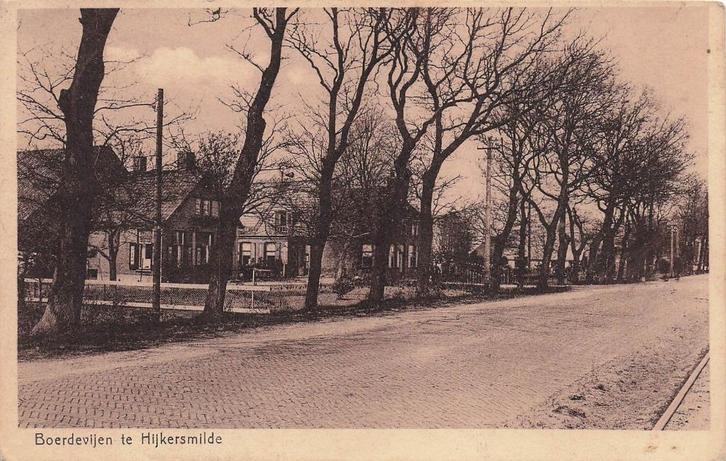 AY886 Hijkersmilde bij Smilde 1930  uitg. van Hasselt, Verzamelen, Ansichtkaarten | Nederland, Gelopen, Drenthe, 1920 tot 1940