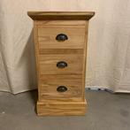 Ladekastje - massief teak - 3 lades - bij TTM Wonen, Huis en Inrichting, Kasten | Ladekasten, Minder dan 50 cm, Teakhout, Nieuw