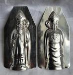 Oude dubbele chocoladevorm: Sinterklaas (Sint Nicolaas), Antiek en Kunst, Ophalen of Verzenden
