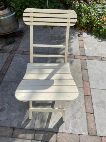 Antieke Brocante klapstoel beschikbaar voor biedingen