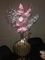 NIEUW vaas met kerstboeket, Ophalen, Overige kleuren, Nieuw, Glas