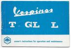 Vespa Vespinos T GL L manual instructieboek 4088z bromfiets, Fietsen en Brommers, Ophalen of Verzenden, Zo goed als nieuw