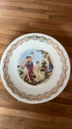 Mooi vintage porceleinen bord limoges, Antiek en Kunst, Antiek | Wandborden en Tegels, Ophalen
