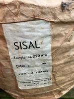 Nieuwe rol sisal touw. 220 meter, 12mm 3 strengs., Watersport en Boten, Ophalen of Verzenden, Zo goed als nieuw, Lijn of Blok