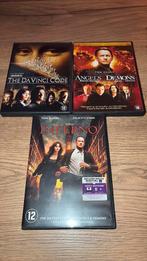 The Da Vinci Code, Angels & Demons en Inferno. Tom Hanks., Vanaf 16 jaar, Ophalen of Verzenden, Zo goed als nieuw, Actiethriller