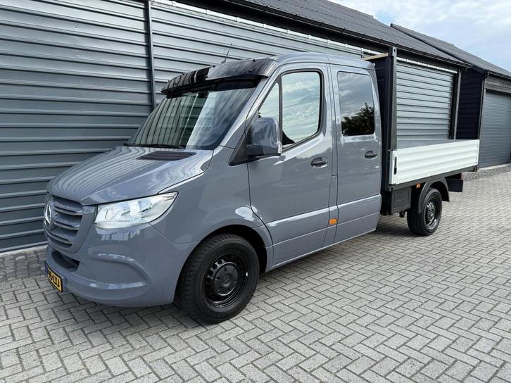 Mercedes Sprinter 317 CDI 170 PK Pick-up 7 Pers. Dubb.Cabine, Auto's, Bestelauto's, Bedrijf, Te koop, ABS, Airconditioning, Alarm