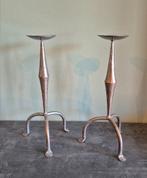 2 design kandelaren, Ophalen of Verzenden, Metaal, 25 tot 50 cm