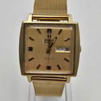 Nivada Grenchen automatic vintage horloge - Goudkleur/groen, Ruilrijk, Zo goed als nieuw, Info@ruilrijk.nl, Neerstraat 60, 6041 KD Roermond