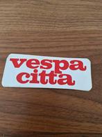 132 Sticker Vespa Citta, Verzamelen, Ophalen of Verzenden, Zo goed als nieuw, Overige typen