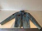 Stoer Leer dames jasje, Ophalen, Zo goed als nieuw, Maat 34 (XS) of kleiner, Blauw