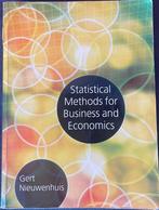 Statistical Methods for Business and Economics, Boeken, Ophalen of Verzenden, Zo goed als nieuw, WO, Gert Nieuwenhuis