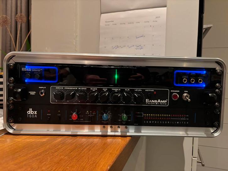 Korg Pitchblack Pro rack tuner guitar bas, Muziek en Instrumenten, Instrumenten | Toebehoren, Zo goed als nieuw, Elektrische gitaar