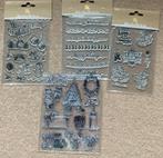 4 setjes kerststempels nieuw, Hobby en Vrije tijd, Stempelen, Ophalen of Verzenden, Nieuw, Clearstamp